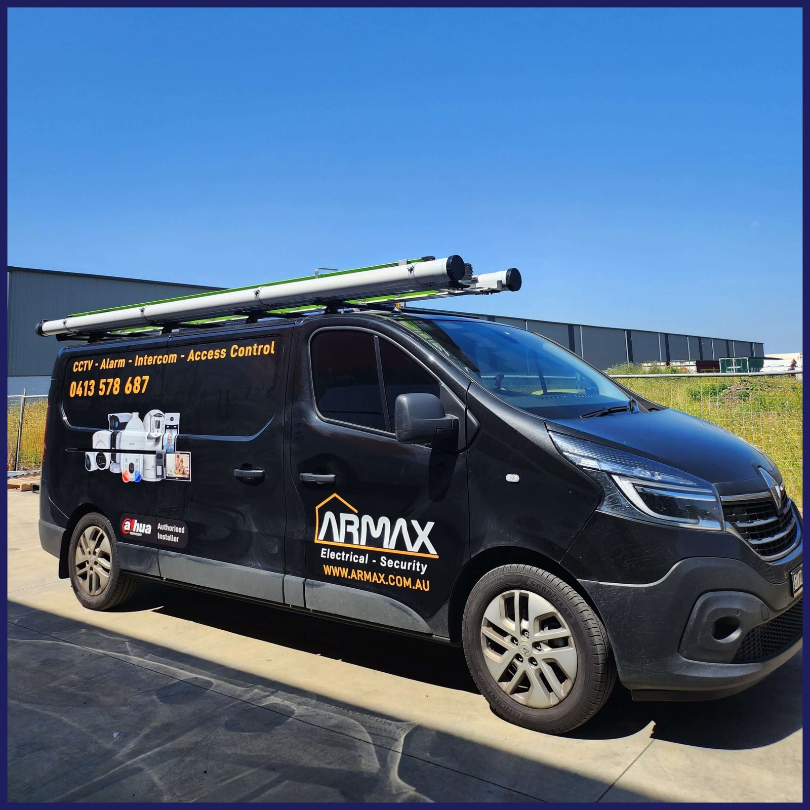 Car wrap transforms vehicle's appearance.