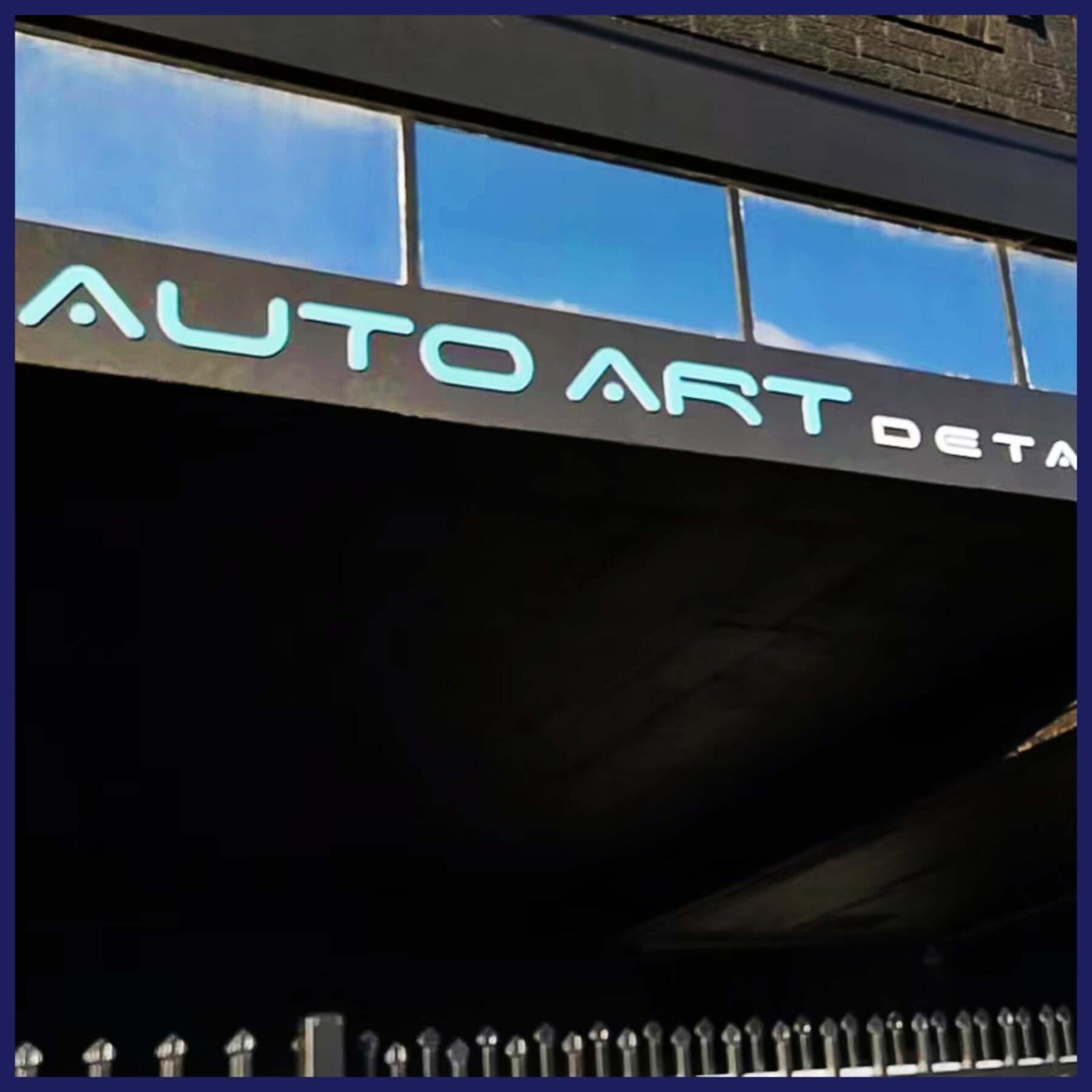 Dimensional acrylic letters.