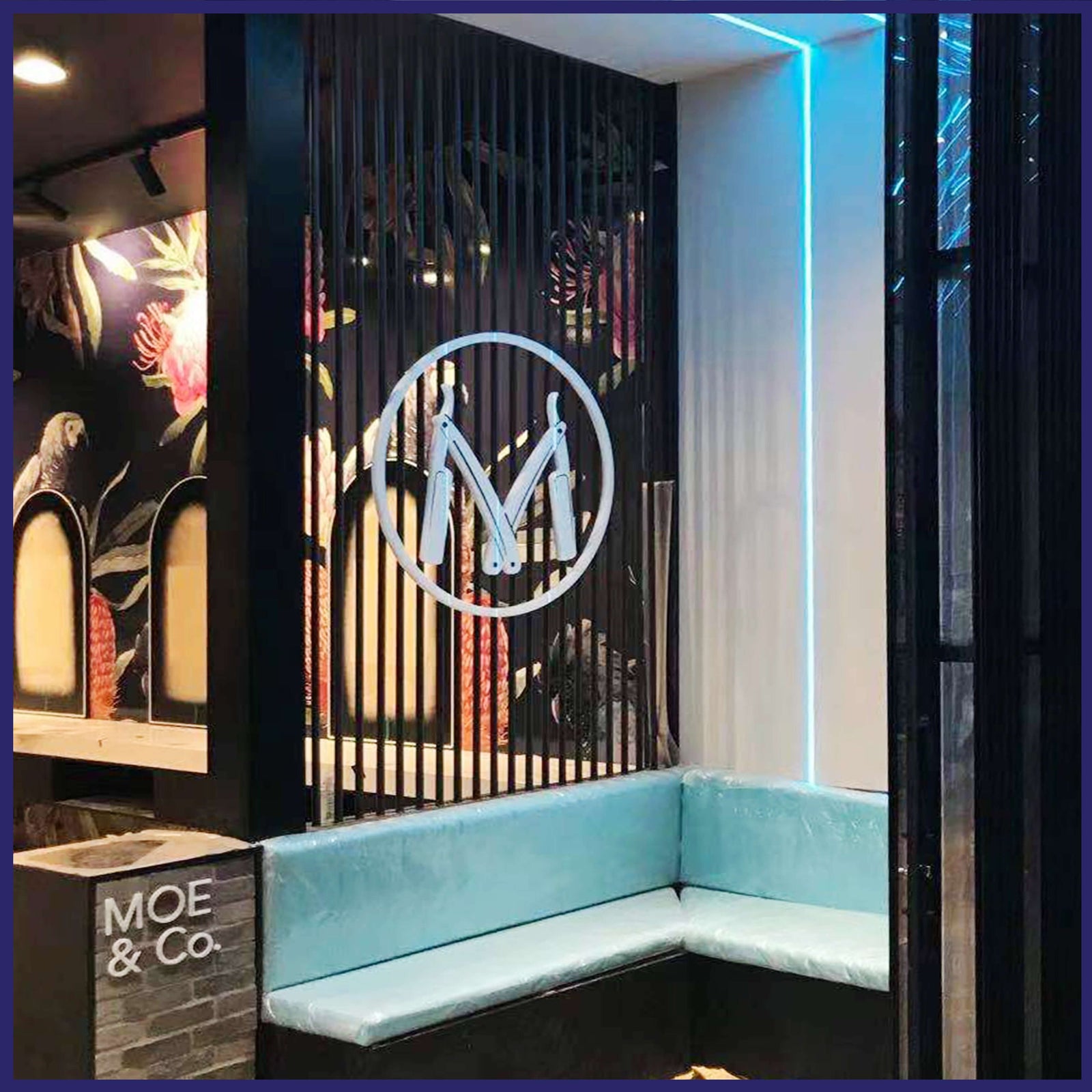 Illuminated acrylic letters, front & back lit.