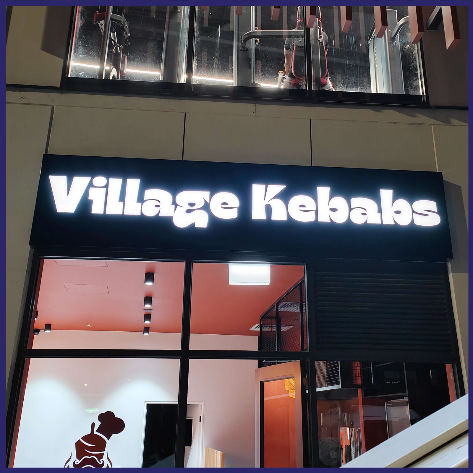 Illuminated customizable display box.