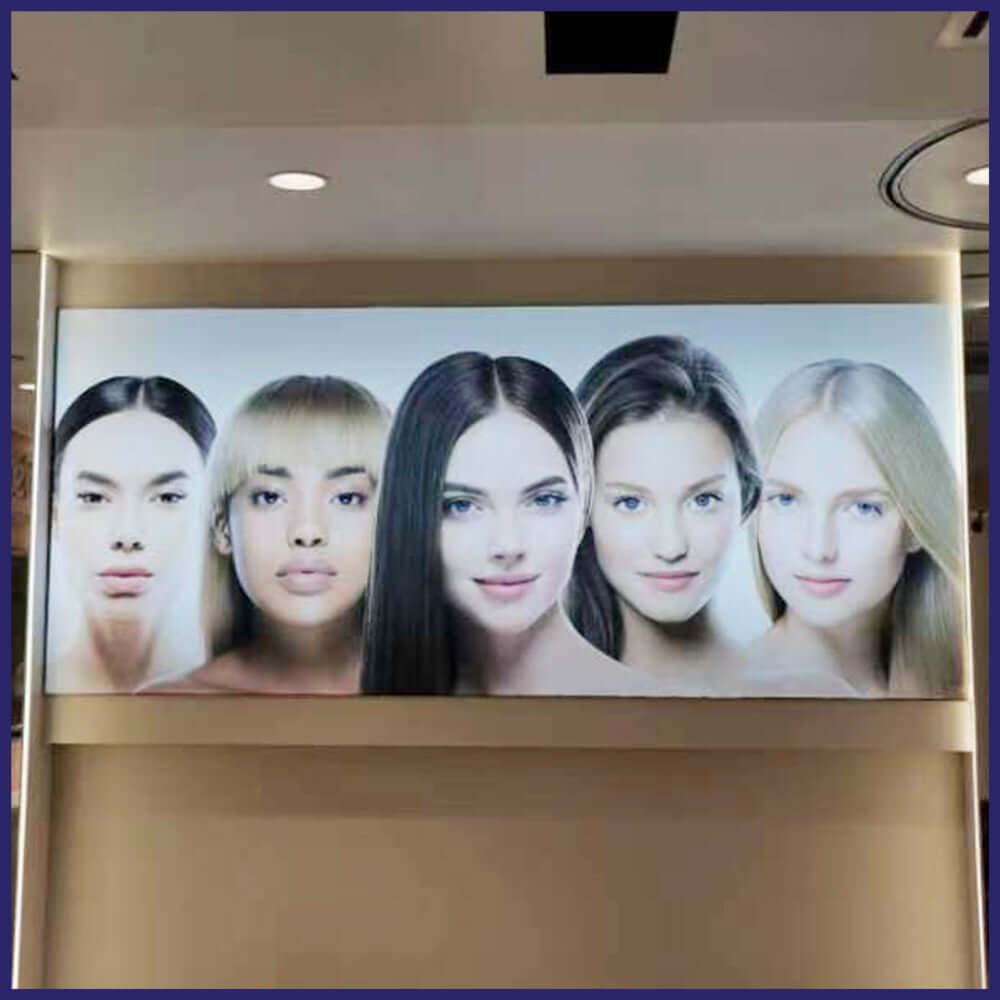 Frameless LED Fabric Light Box