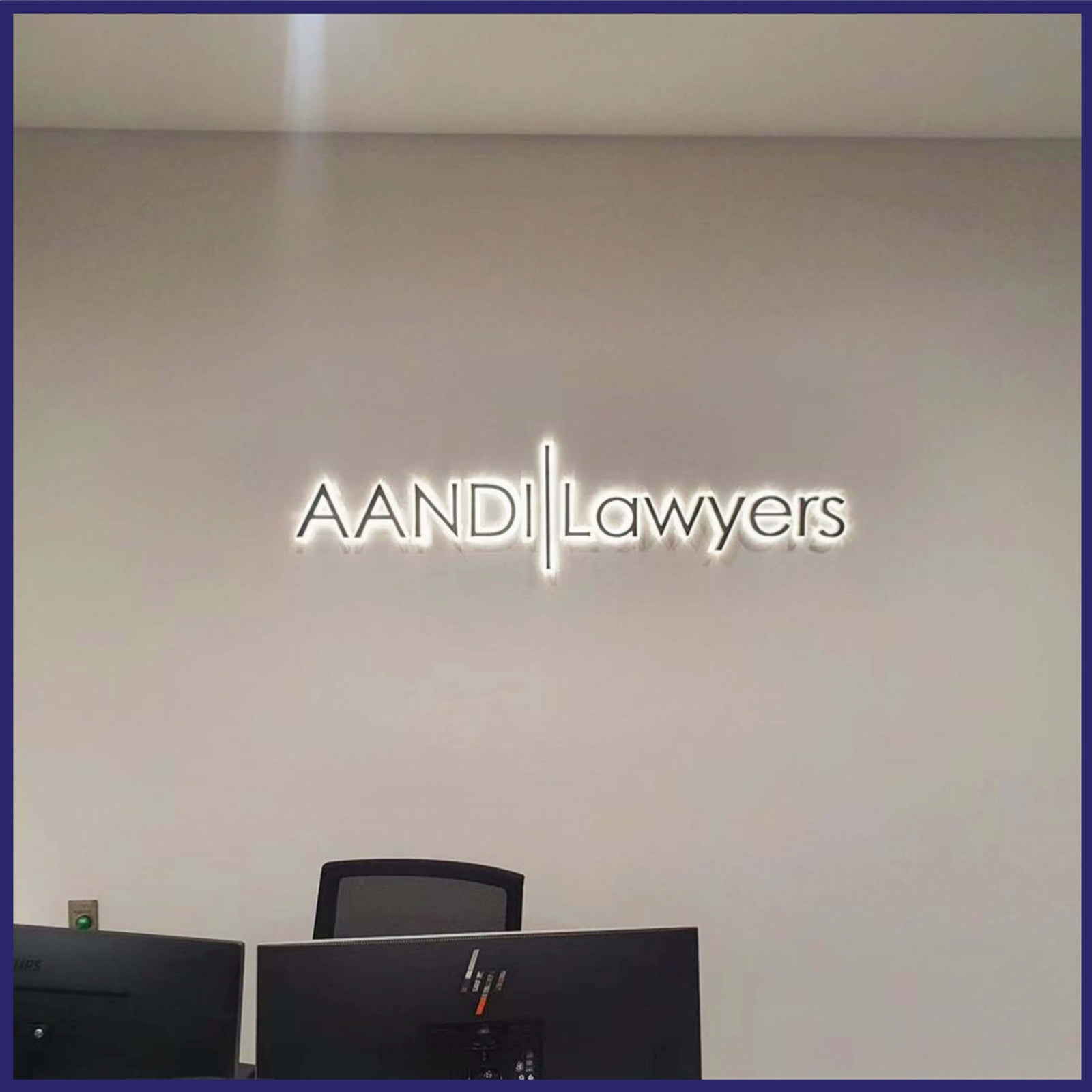 Stainless Steel Fabricated Letters (Back lit)