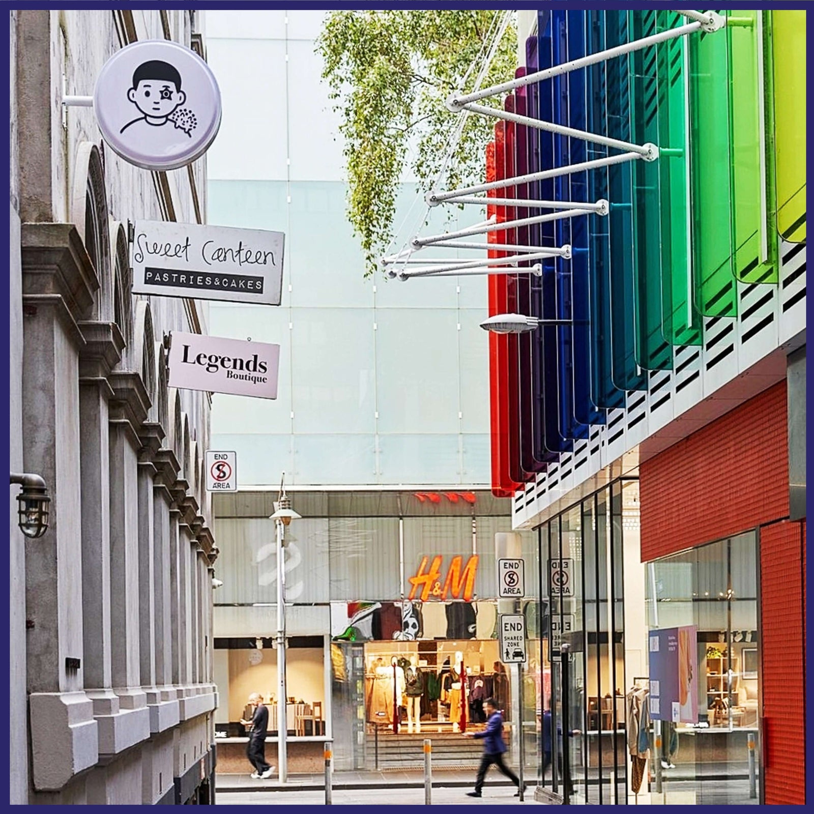 Double Side Aluminum Rounded Light Box