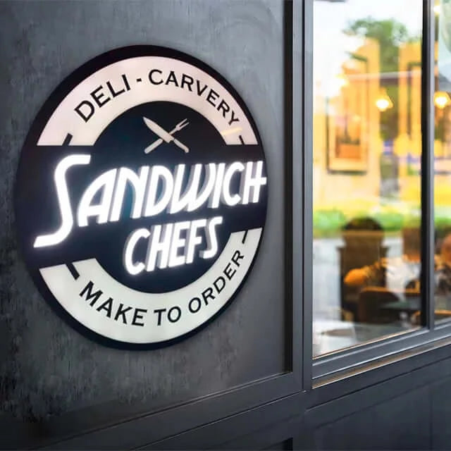 Custom Blade Sign With 3D Letter Surface