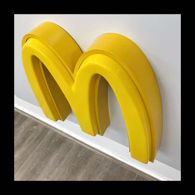 Outdoor LED Vacuum Formed Sign