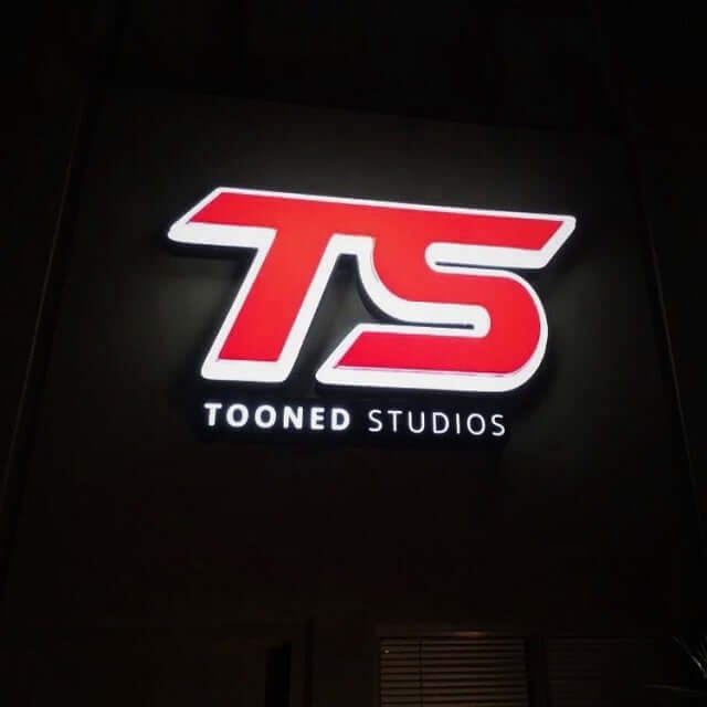 Outdoor LED Vacuum Formed Sign