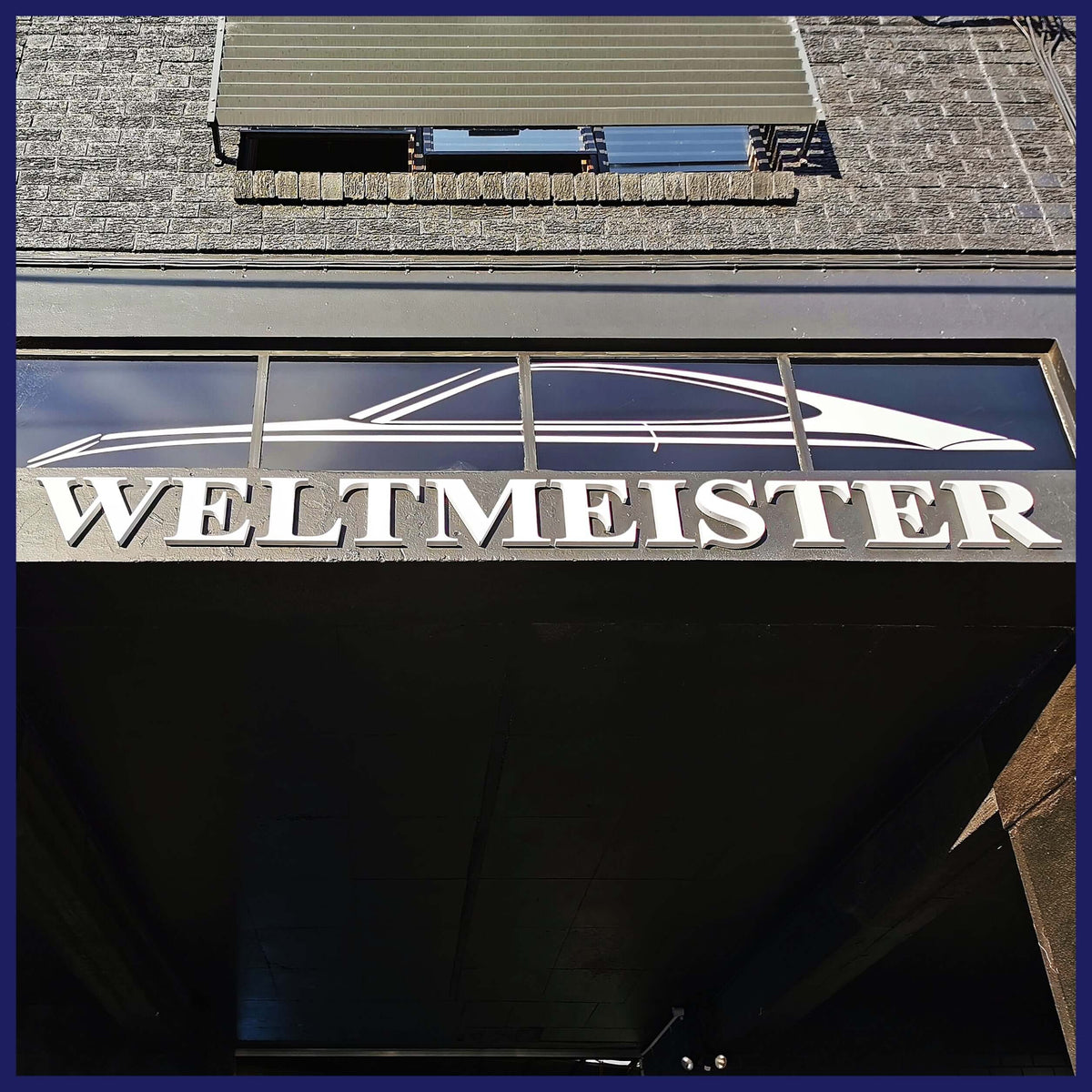 Dimensional acrylic letters.