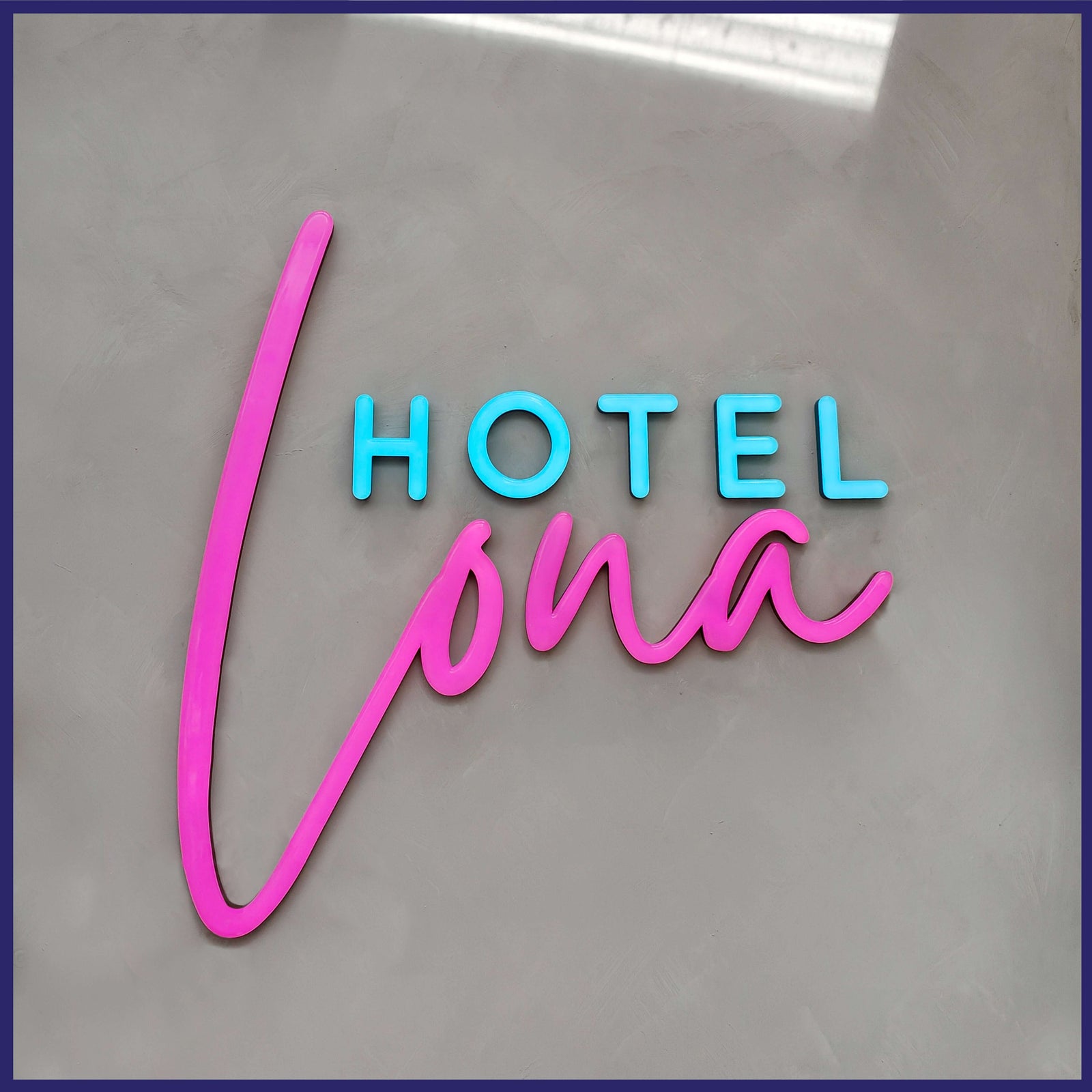 Custom Shape Neon Acrylic Letter