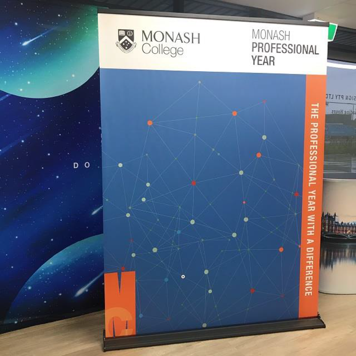 High-quality pull up banner stand for impactful displays.