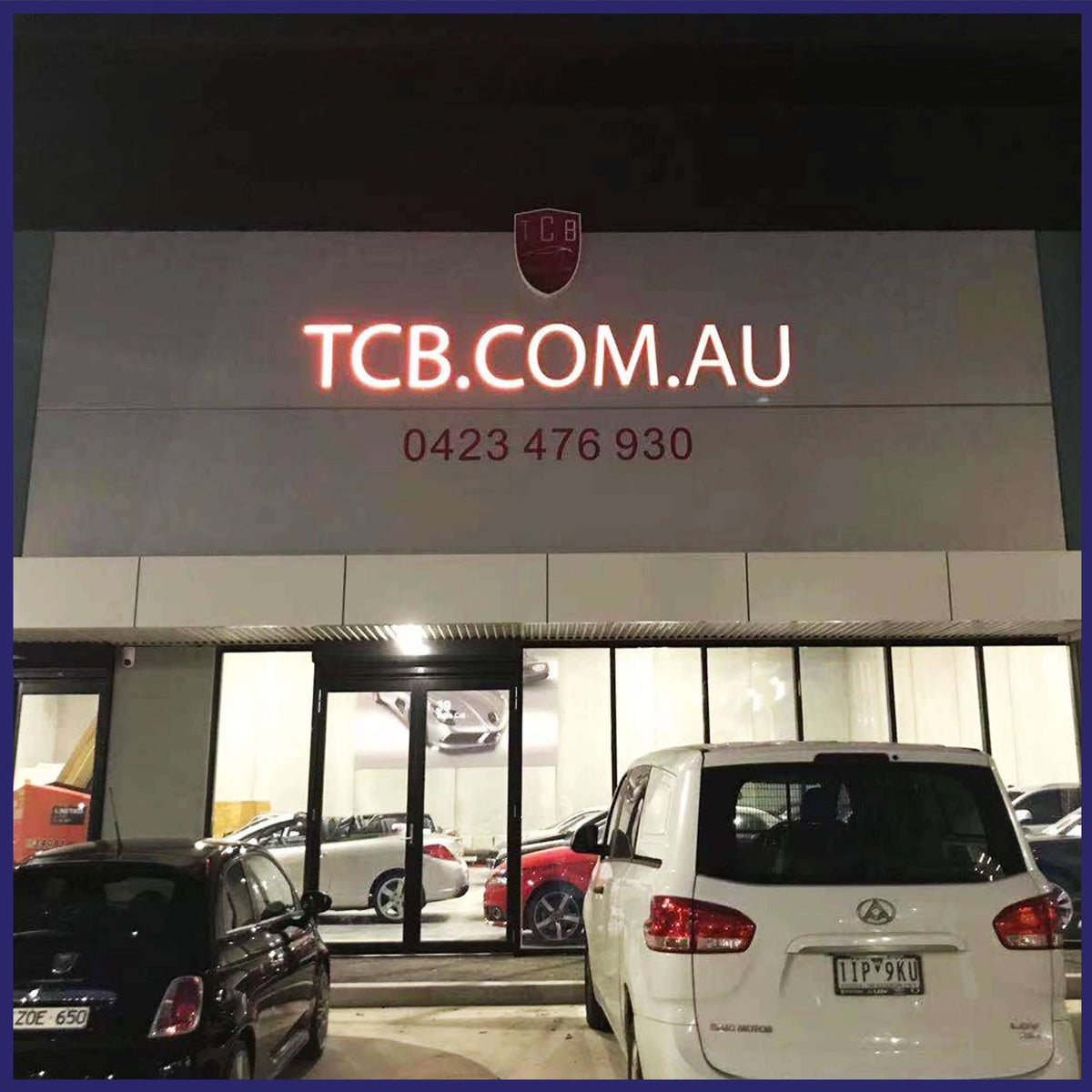 Rimless Front-lit Steel Letters: Sleekness Meets Radiance