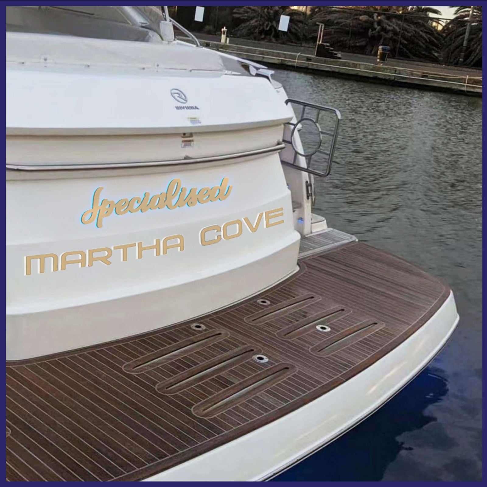 Backlit metal fabricated letters with acrylic backing