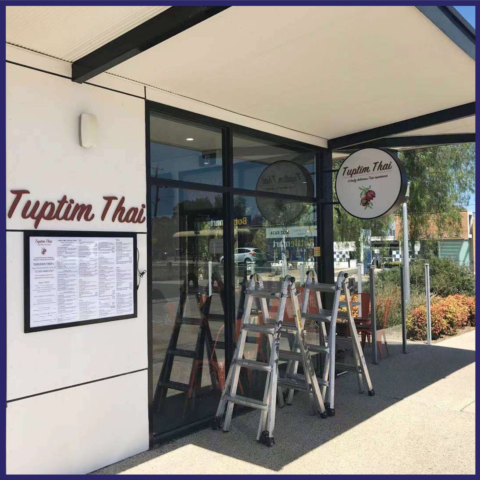 Double Side Aluminum Rounded Light Box