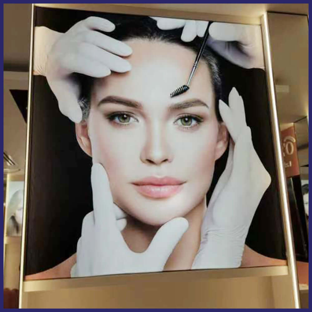 Frameless LED Fabric Light Box