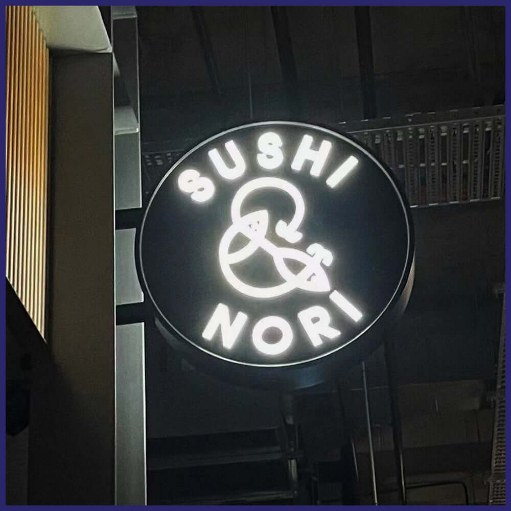 Customizable light box display.