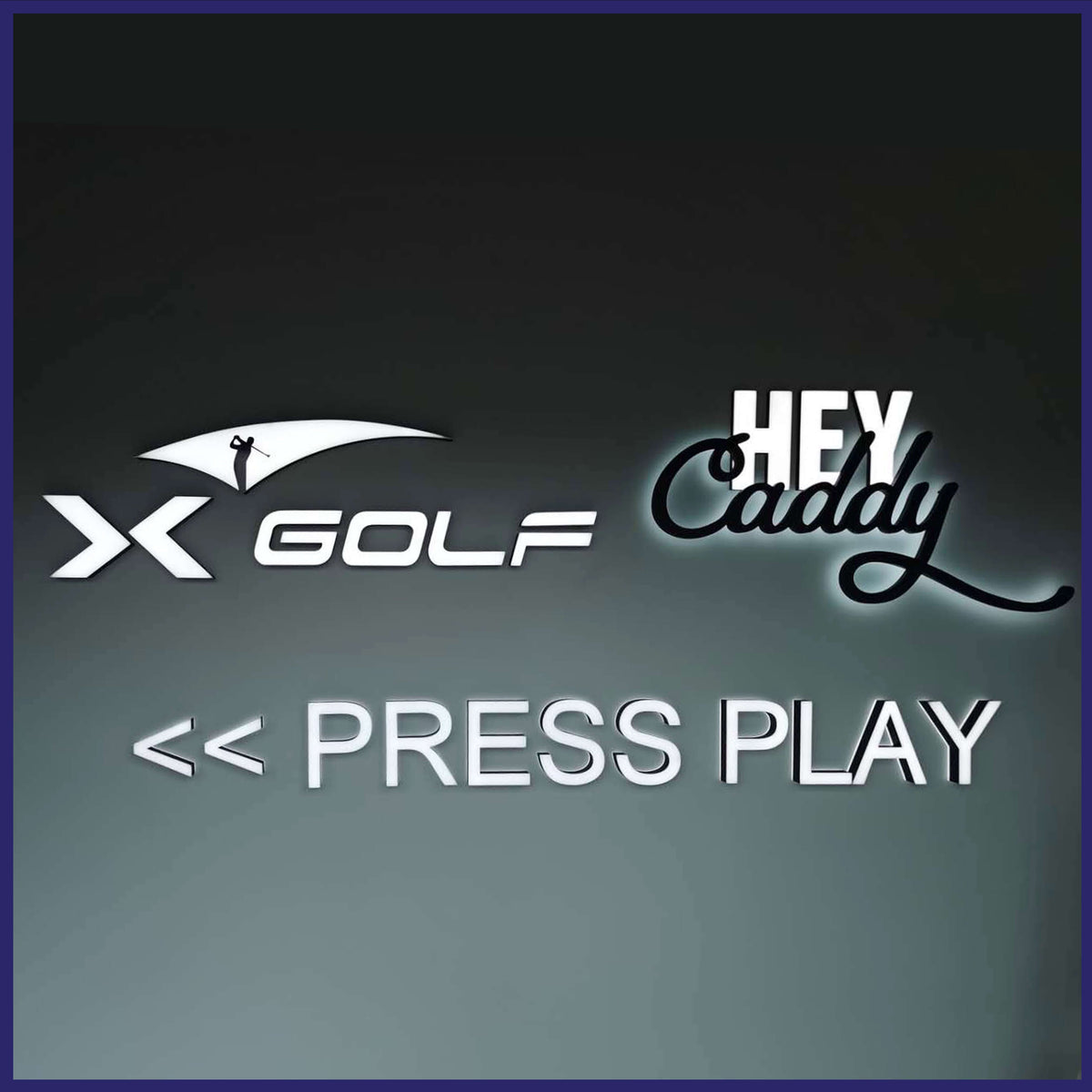 Rimless Front-lit Steel Letters: Sleekness Meets Radiance