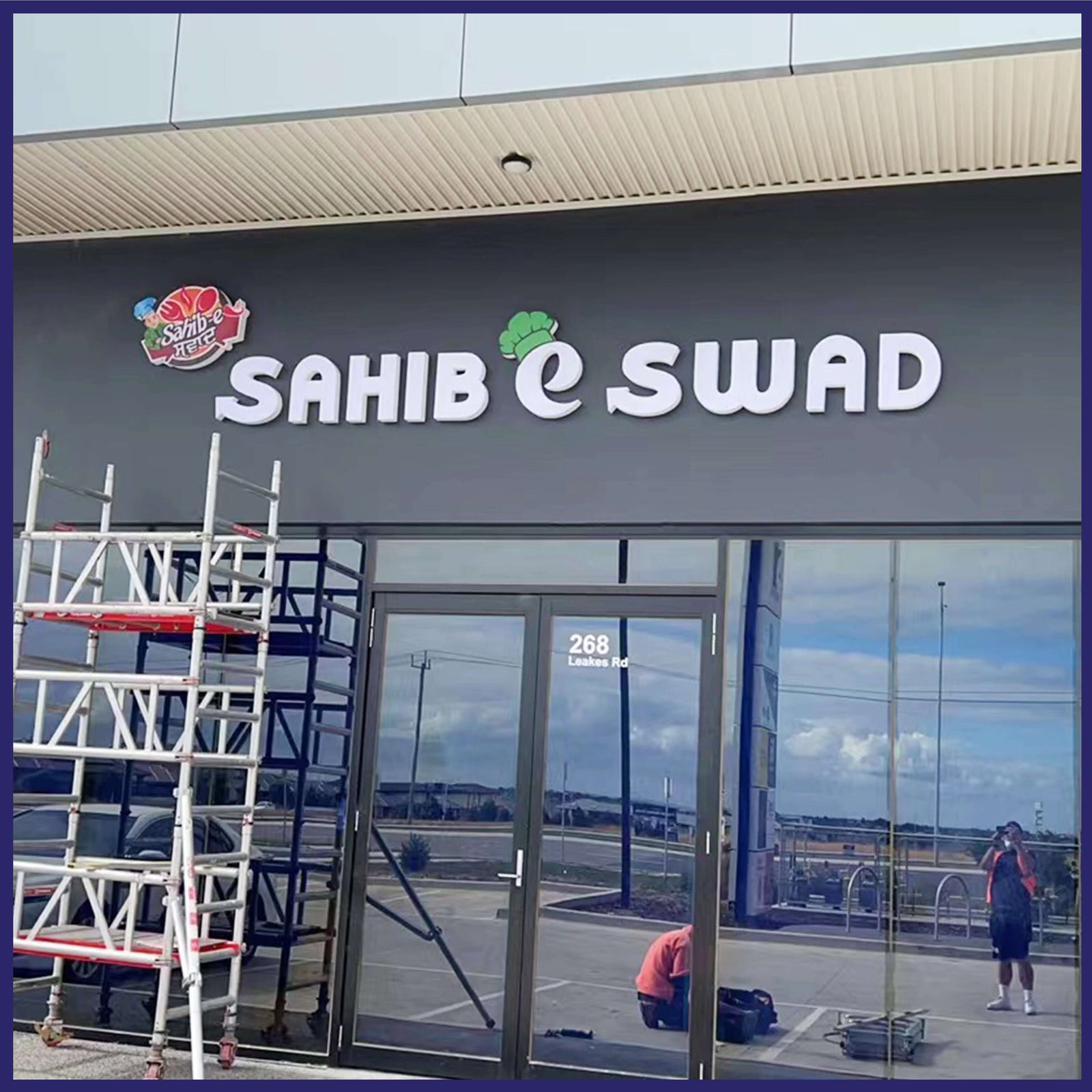 Rimless Front-lit Steel Letters: Sleekness Meets Radiance