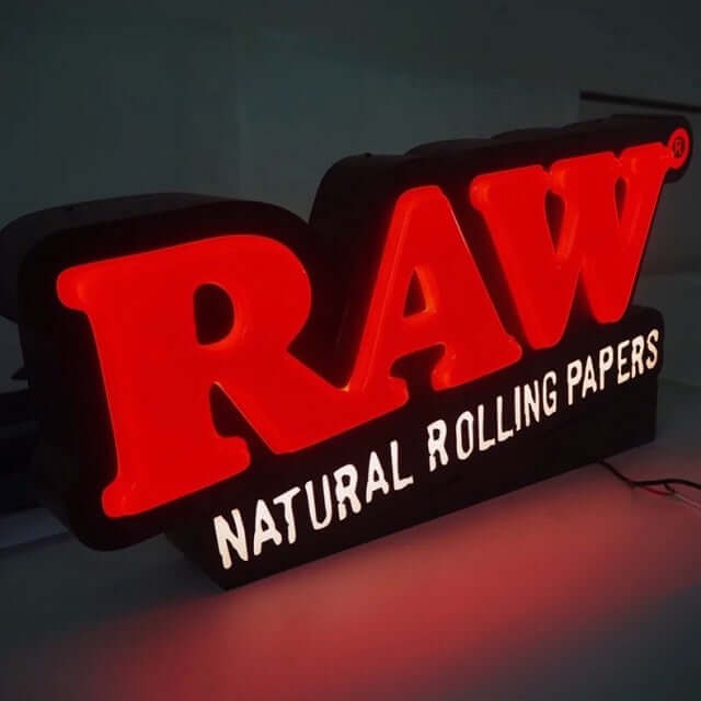 Outdoor LED Vacuum Formed Sign