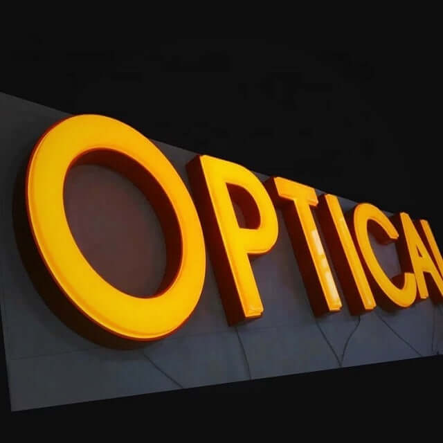 Outdoor LED Vacuum Formed Sign